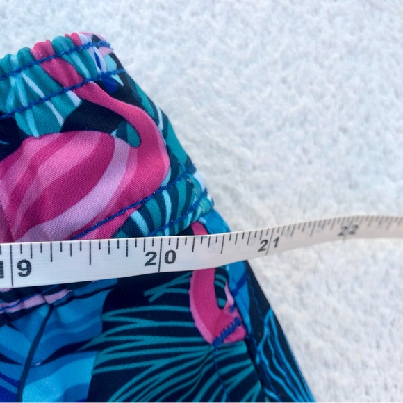 Men's Flamingo Swim Trunks 4-Way Stretch UPF 50 Resort Swim Trunks Sz. XXL - Picture 3 of 8